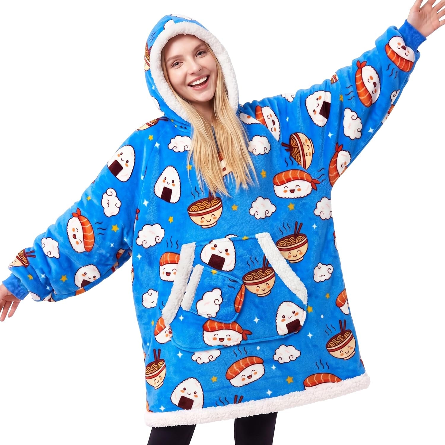 Blue Sushi Fluvy Hoodie