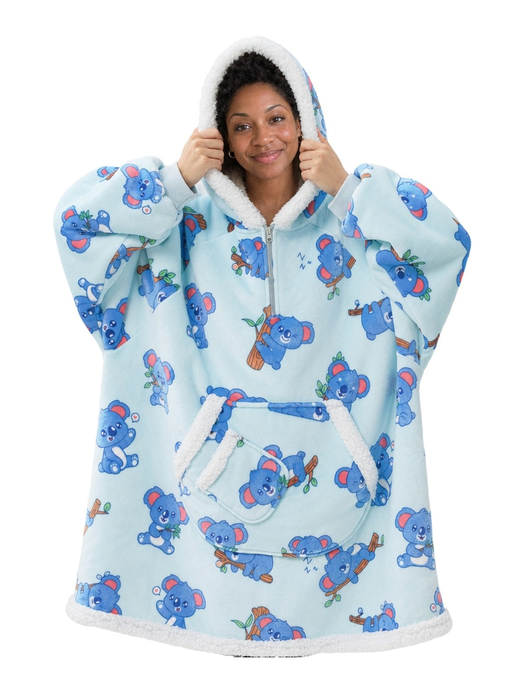 Sky Blue Koala Snug Hoodie
