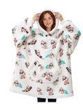 Cream Sloth Fluvy Hoodie