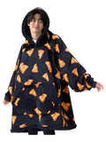 Black Pizza Fluvy Hoodie