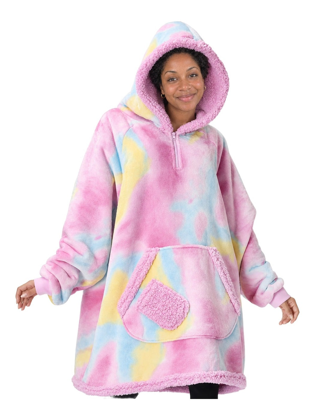 Cotton Candy Tie Dye Snug Hoodie