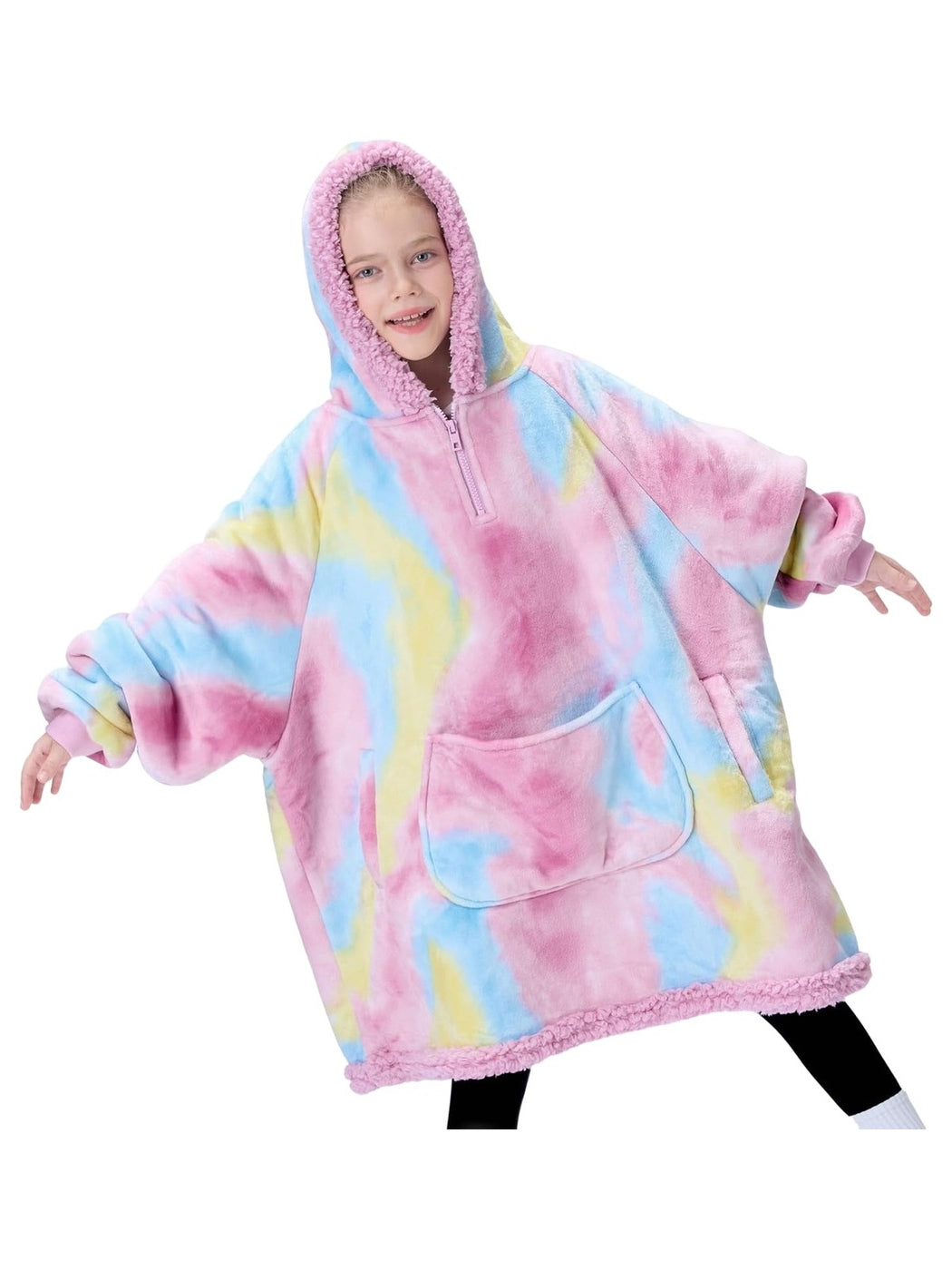 Pink Fluvy Hoodie (Kids)