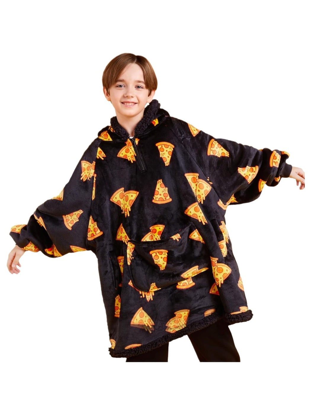 Black Pizza Snug Hoodie