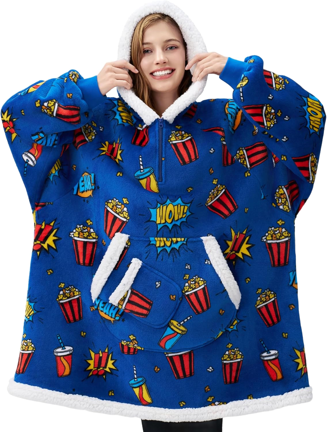 Blue Popcorn Snug Hoodie